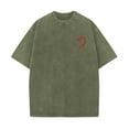 thumbnail image 4 of PNTUTB Men's Valentine's Day Fashion Printed Loose Casual Vintage-inspired Round Neck Short Sleeve T-shirt, 4 of 6