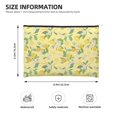 thumbnail image 3 of Susaid Lemon (2) Print Makeup Mini Bags for Women Multi Color Cosmetics Bag Travel Toiletry Bag Pencil Pouch Blank Makeup Bags with Zipper, 3 of 7
