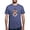Heather Blue, variant on - Sigma Alpha Iota Colored Crest T Shirt - Mens Tri-blend T-Shirt