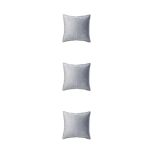 Matsuzay Funda de cojín de asiento Funda de almohada con cremallera Gris Type1 NO1