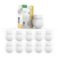 thumbnail image 1 of 10 Pack Lámpara Esférica 15cm Diámetro Tipo Pantalla Cubre foco y Cubre socket OFARRILL MODELOS LUCEFACIL LAMPARA MODELO LUCEFACIL LF02T ESFERICO TIPO PANTALLA, 1 of 5