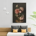 thumbnail image 4 of Vintage Peony Oil Painting Famous Art Botanical Flower Wall Art Floral Aesthetic Poster Retro Mid Century Modern Gallery Prints Dark Academia Wall Decor For Bedroom Living Room 12x16in Unframed, 4 of 6
