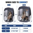 thumbnail image 2 of REDCAMP Sports Tent Pop Up Pod, Portable Weather Pods 2 Person in Winter | Waterproof All-Weather Rain Pod，Instant Setup Clear Pop Up Shelter for Watching Sports Events, Soccer, Baseball, Fishing, 2 of 9