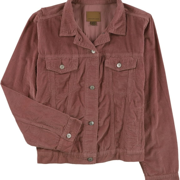 American Eagle Womens Solid Jacket, Pink, X-Large