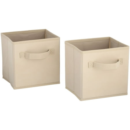 Closetmaid Mini Fabric Drawer Natural 2pk Walmart Com