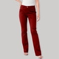 thumbnail image 2 of SNKSDGM Black Dress Pants Women Petite Length Women's Solid Color Stylish Casual Straight Leg Pants with Button Closure and Pockets Comfortable Work Trousers for Daily Commute Xl, 2 of 5