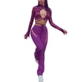thumbnail image 1 of Txlixc Pantalones casuales de barril recto para mujeres Txlixc moda, 1 of 6