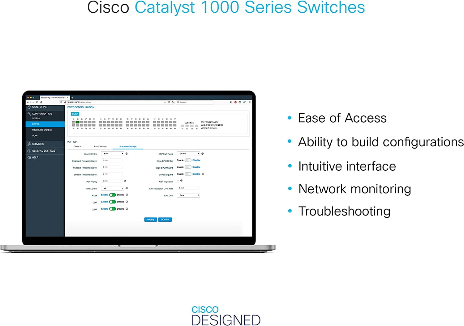 Catalyst C1000-48P Ethernet Switch