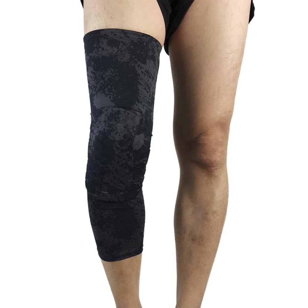 1PCS Sports Silicone Professional Long Knee Support Brace Pad Protector