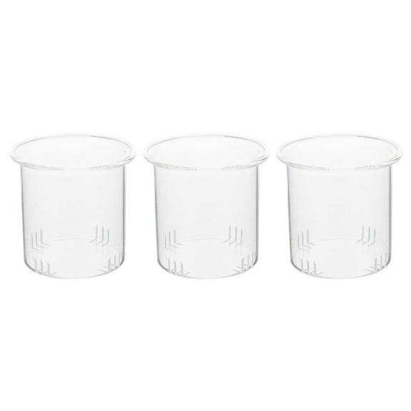 3 Pcs Glass Teapot Tea Infuser Tea Filters Coffe Filter Tea Brew Container Tea Pot Replacement Infuser