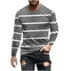 thumbnail image 1 of Blusas y camisas de manga larga con cuello redondo para hombre, blusa informal de moda con estampado de cuello redondo y manga larga, blusa estampada para hombre, blusa de poliéster, 1 of 4