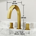 thumbnail image 6 of Vigo Vg01303 Hart 1.2 GPM Widespread Bathroom Faucet, 6 of 12