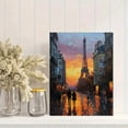 thumbnail image 2 of Eiffel Tower Paris Sunset Impressionist Oil Canvas Print, Wall Decor for Living Room Bedroom Office Dining Room Cafe, 2 of 8
