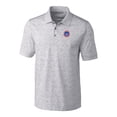 thumbnail image 2 of Men's Cutter & Buck Gray South Bend Cubs Big & Tall DryTec Advantage Tri-Blend Space Dye Polo, 2 of 3