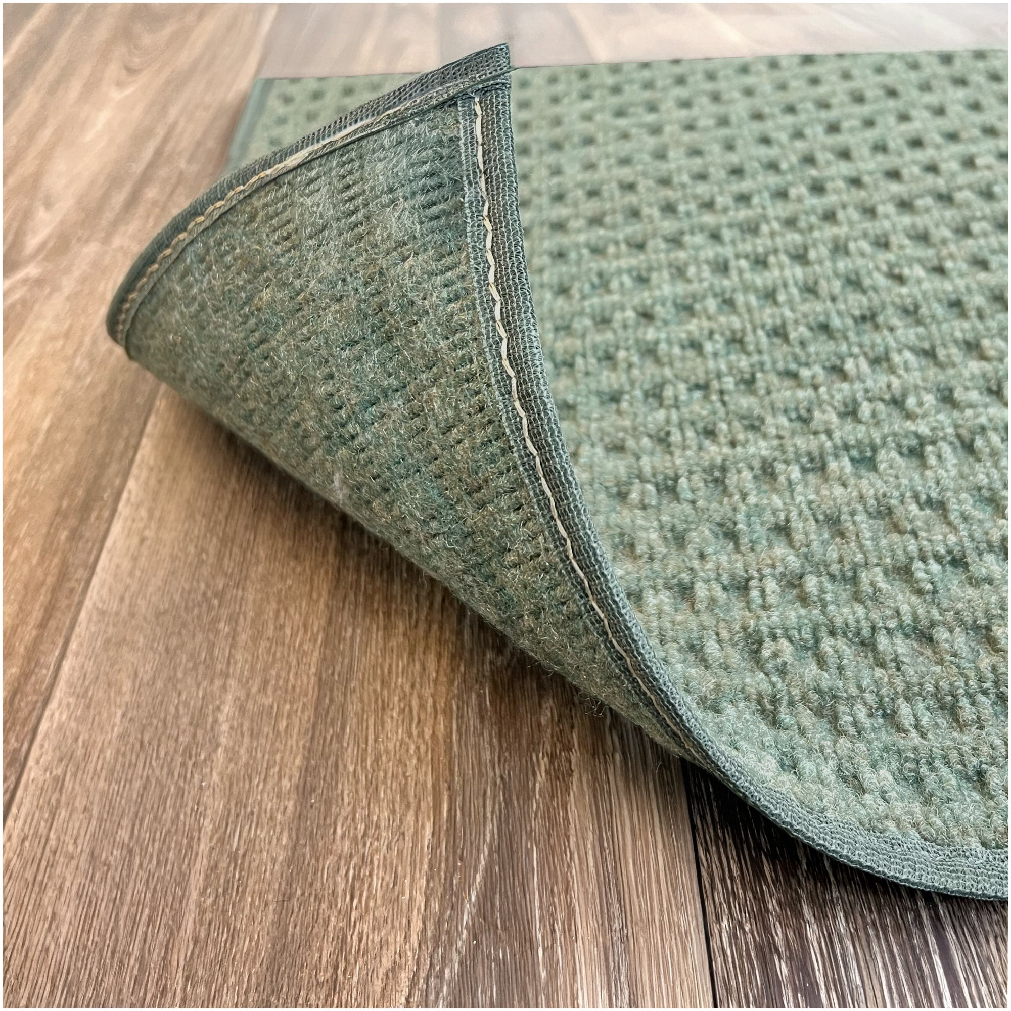 Koeckritz Rugs Interlace Indoor/Outdoor Olive Area Rug, 2' x 8'