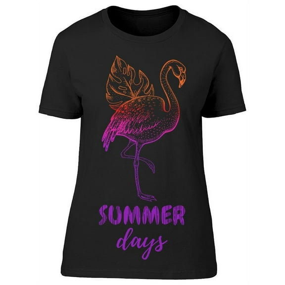 Summer Dyas Flamingo T-Shirt Women -Image by Shutterstock, Female x-Large