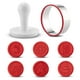 thumbnail image 2 of Advancent Molde de silicona para sellos de galletas de Navidad de 8 piezas, molde para pasteles, galletas, copos de nieve, lazo de Navidad, Herramientas y accesorios para hornear, 2 of 6
