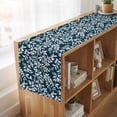 thumbnail image 6 of Table Runners 72 Inches Long Dress Scarves, Navy Blue Spring Floral Farmhouse Kitchen Table Runner, Coffee Tablerunners, Farmhouse Flowers Elegant Pastoral 16x72 Inch, 6 of 9