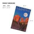thumbnail image 4 of Lantern Press 1000 Piece Jigsaw Puzzle, Sedona, Arizona, Cathedral Rock, Moon, Oil Painting, 4 of 5