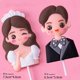thumbnail image 3 of Juego de adornos para cupcakes de boda, corazón de amor, dulces enamorados, para aniversario, día de San Valentín, decoraciones para fiestas, 3 of 5