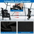 thumbnail image 2 of Bestpet Pet Stroller Carriers Bag Jogger Stroller for Dogs and Cats, Small and Medium (Black), 2 of 7