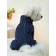thumbnail image 2 of 1pc Pet Clothes Warm Soft Comfortable Four-Legged Dog/Cat Clothing Sweater Belly Wrap For Autumn/Winter, 2 of 5