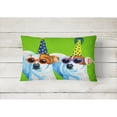thumbnail image 2 of Carolines Treasures AMB1441PW1216 Party Animals Jack Russell Terriers Fabric Decorative Pillow 12H x16W multicolor, 2 of 3