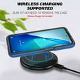 thumbnail image 6 of TCL 20S Case, [Not Fit TCL 20L/20 Pro] With [Tempered Glass Screen Protector Included], 6 feet Drop Test Proof Clear Durable Armor Protective Cover-Black, 6 of 7