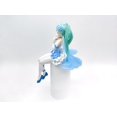 thumbnail image 3 of Figura de niña anime BGVEI Miku, juguete de PVC con forma de flor azul, 14 cm, 3 of 8