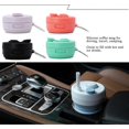 thumbnail image 3 of Tasse à Café en Silicone Pliable pour Camping Voyage avec Paille Réutilisable Portable 450ml, 3 of 4