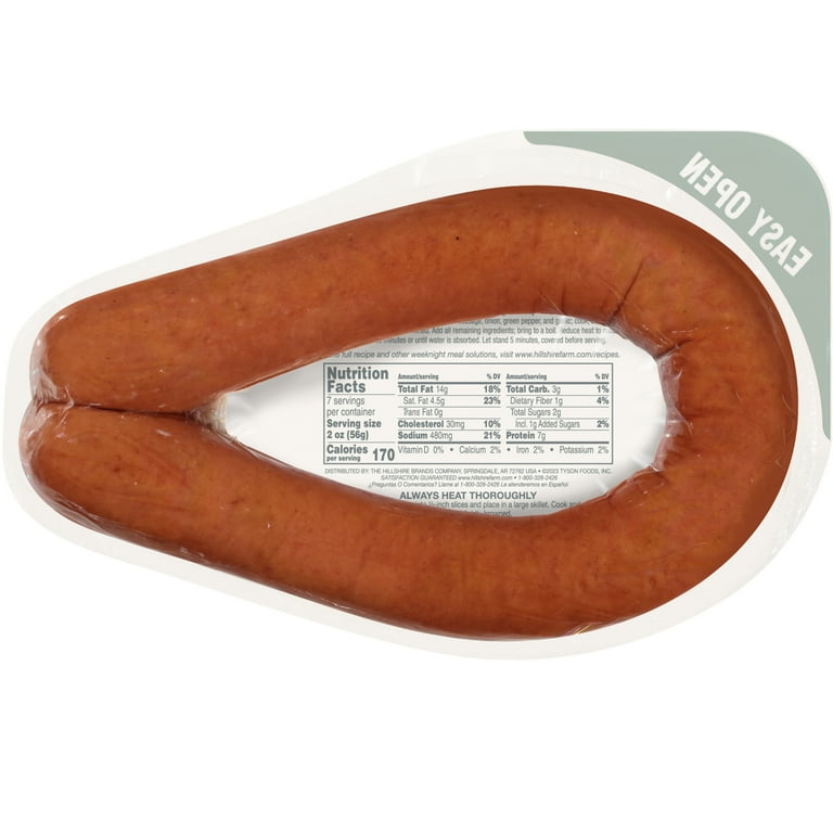 Hillshire Farm Hot Smoked Sausage 14 oz