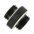 thumbnail image 4 of 2pcs G1/4 Thread Fitting Adapter Connector, Water Tube Connector Adapter for Computer Water Cooling System,  Performance, Black Long Short, 4 of 7