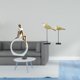 thumbnail image 2 of Estatua de niña, figura de mujer, escultura de pájaro, decoración de resina y madera, arte abstracto, adorno para el hogar, ideal para regalar, oficin, 2 of 8