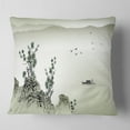 thumbnail image 2 of Designart Mountains and Sea - Landscape Printed Throw Pillow - 16x16, 2 of 5