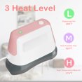 thumbnail image 3 of iBabymax Portable Hat Heat Press Machine with 6.3"x3.3" Ceramic-Coated Curved Heat Plate Pink, 3 of 8