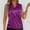 Purple, variant on ECZHAW Women's Wrap V Neck Sleeveless Satin Blouse Elegant Overlap Collar Draped Tank Tops Dressy Casual Soft Comfy Shirts