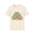thumbnail image 2 of Funny Easter Bunny Gaming Pastel Colorful Eggs Graphic Tee, 2 of 7
