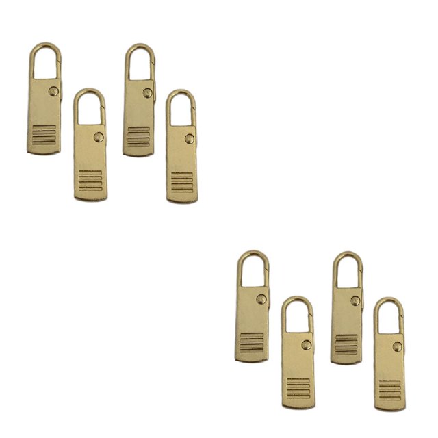 Toystoory Tiradores de cremallera de 4 Uds., anillo de tracción, extensión de cabeza de cremallera de Metal, práctico deslizador, accesorios Tipo 2 2Conjunto