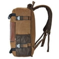 thumbnail image 3 of KAUKKO Mochila de viaje para hombres al aire libre, mochila de lona para acampar y caminar KAUKKO FH09-Khaki, 3 of 5