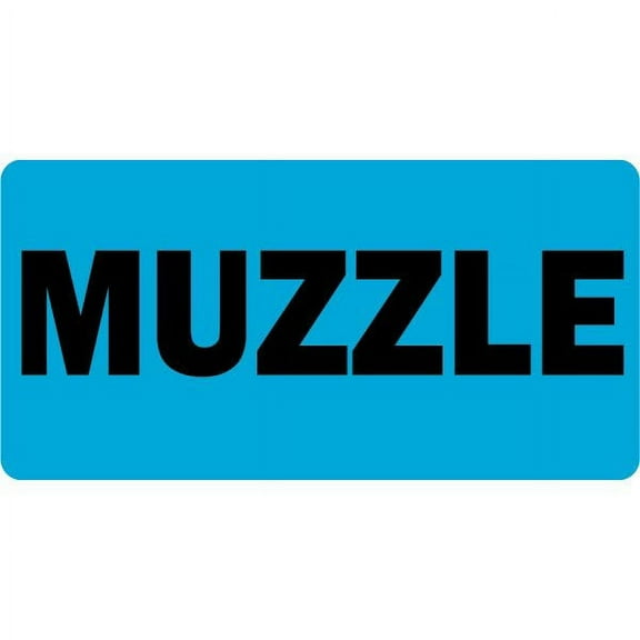 Muzzle Veterinary Labels