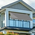thumbnail image 2 of GVN Retractable Awning,Outdoor Sun Shade,118.1"D x 47.2"W x(78.7 -118.1)"H Retractable Awning Grey, 2 of 12