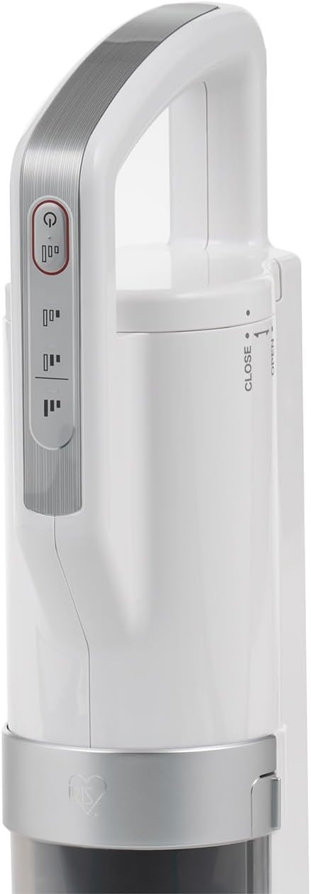 IRIS Corded Handheld Vacuum Cleaner with Dust Sensor, White