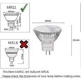 thumbnail image 3 of Halogen Bulbs 8 Pack GU5.3 35W for Warm White Lighting, 3 of 5
