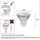 thumbnail image 3 of Halogen Bulbs 8 Pack GU5.3 35W for Warm White Lighting, 3 of 5