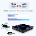 thumbnail image 1 of Boîtier TV 1080P Processeur Quadricœur Wi-Fi Bluetooth 4.0 Lecteur Multimédia Ethernet avec Double USB 4G+32G Prise US, 1 of 8