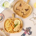 thumbnail image 5 of Bandeja de madera con forma de calabaza para comida, letrero decorativo para mesa de Halloween, plato con forma de mueca, plato para hamburguesas y papas fritas para fiesta de Acción de Gracias, fan, 5 of 5