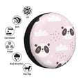 thumbnail image 4 of Goofa Cute Panda Pattern Universal Tire Cover for Jeep, SUV, Truck, and Trailer – Waterproof, UV-Resistant,Easy to Install, Fits 14"-17" Tires-16 inch, 4 of 6