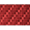 thumbnail image 1 of Ahgly Company Machine Washable Indoor Rectangle Checkered Red Modern Area Rugs, 8' x 10', 1 of 4