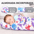 thumbnail image 4 of Primlect Tapete para Siesta, 55" x 22" x 2", Sacos de Dormir Gruesos con Almohada Removible, para Guardería, 4 of 6