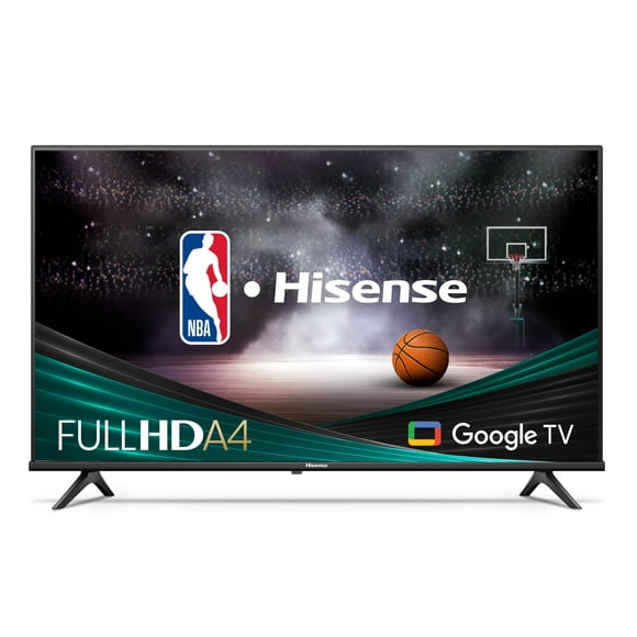 Hisense 32 Pouces Classe A4 Series FHD 1080p Google Télévision Intelligente (32A4K) - DTS Virtual : X, Modes Jeu & Sport, Chromecast Intégré, Compatibilité Alexa